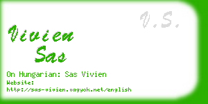 vivien sas business card
